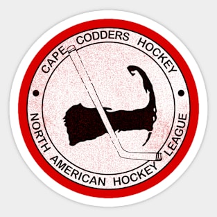 Defunct Cape Codders Ice Hockey 1974 Sticker